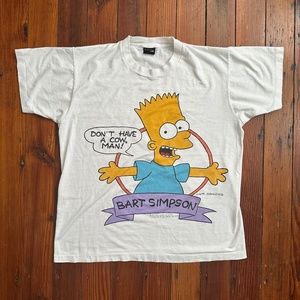 Vintage 1990 Screen Stars Best Simpsons Bart don’t have a cow tshirt